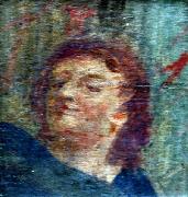 Ivan Grohar Portret angela oil painting on canvas